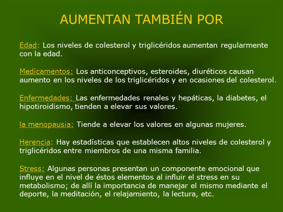por que aumentan los trigliceridos por que aumentan los trigliceridos